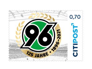 Markenheft Standardbrief "Jubiläumsmarke Hannover 96 2021" 0,70 €