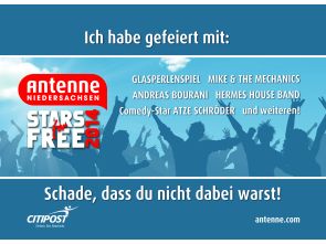 Ganzsache Antenne "Stars for free" 2014