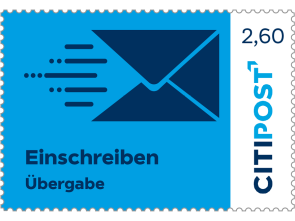 Markenheft "Einschreiben Übergabe" 2,60 €