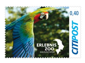 Markenheft Postkarte "150 Jahre Erlebniszoo Hannover" 0,40 €