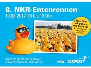 Ganzsachenkarte „8. NKR-Entenrennen 2017" 