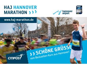 Ganzsachenkarte „HAJ Marathon 2017" 
